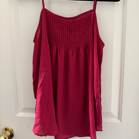 Loft Outlet Fuchsia Camisole Top - Picture 1 of 3